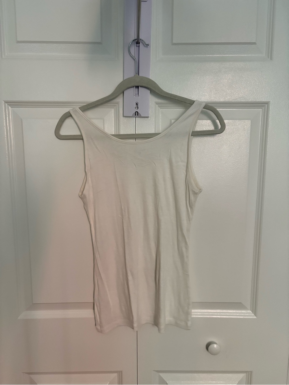 Garnet Hill black cami tank basic essential top - Picture 2 of 7